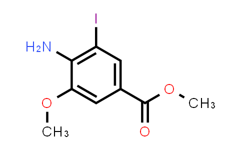 CAS No. 180624-10-6, Methyl 4-amino-3-iodo-5-methoxybenzoate