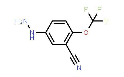 CAS No. 1806557-06-1, 5-Hydrazinyl-2-(trifluoromethoxy)benzonitrile