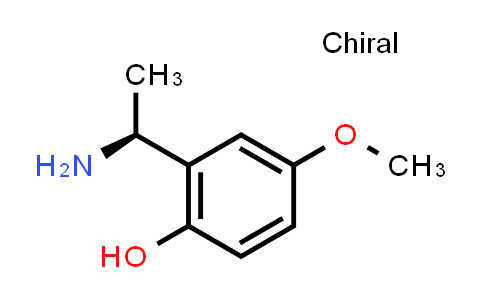 CAS No. 180683-46-9, Phenol, 2-(1-aminoethyl)-4-methoxy-, (S)- (9CI)