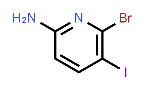 CAS No. 1806995-70-9, 6-Bromo-5-iodopyridin-2-amine