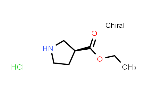 CAS No. 1807350-91-9, Ethyl (S)-pyrrolidine-3-carboxylate hydrochloride