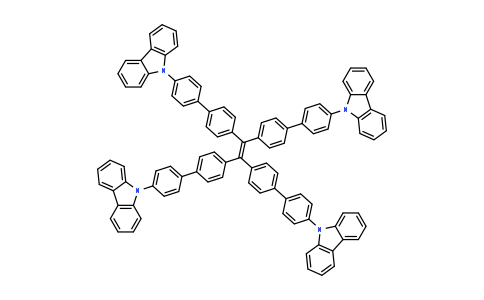 CAS No. 1807549-78-5, 1,1,2,2-Tetrakis(4'-(9H-carbazol-9-yl)-[1,1'-biphenyl]-4-yl)ethene
