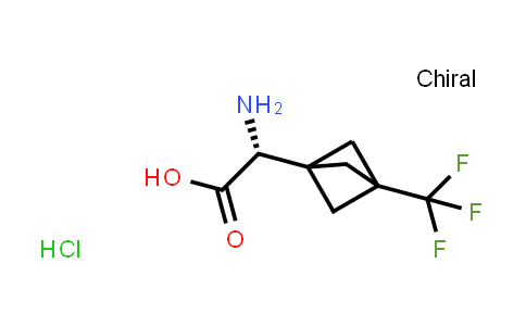 CAS No. 1807920-97-3, (R)-2-Amino-2-(3-(trifluoromethyl)bicyclo[1.1.1]pentan-1-yl)acetic acid hydrochloride