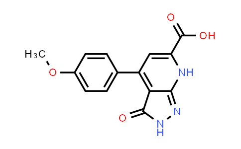 CAS No. 1807982-54-2, 4-(4-Methoxyphenyl)-3-oxo-3,7-dihydro-2H-pyrazolo[3,4-b]pyridine-6-carboxylic acid