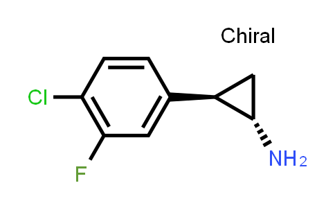 CAS No. 1808068-84-9, (1S,2R)-rel-2-(4-Chloro-3-fluorophenyl)cyclopropan-1-amine
