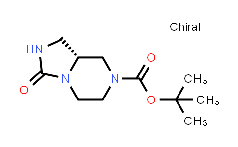 CAS No. 1808248-81-8, tert-Butyl (R)-3-oxohexahydroimidazo[1,5-a]pyrazine-7(1H)-carboxylate