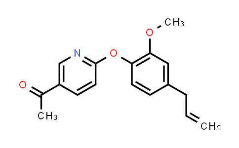 CAS No. 1809098-73-4, 5-Acetyl-2-(4-allyl-2-methoxyphenoxy) pyridine