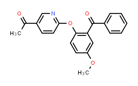 CAS No. 1809098-74-5, 5-Acetyl-2-(2-benzoyl-4-methoxyphenoxy) pyridine