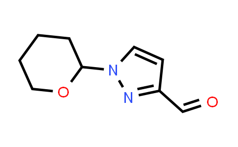 CAS No. 1809564-49-5, 1-(Tetrahydro-2H-pyran-2-yl)-1H-pyrazole-3-carbaldehyde