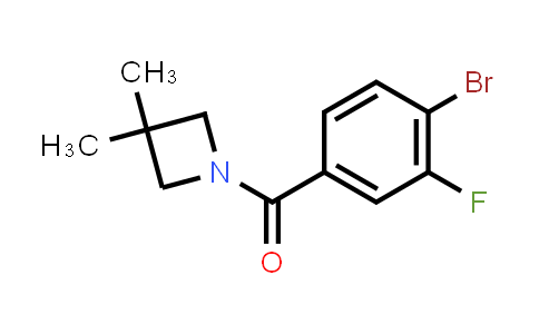 CAS No. 1810069-98-7, (4-Bromo-3-fluorophenyl)(3,3-dimethylazetidin-1-yl)methanone