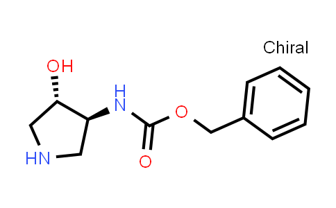 CAS No. 1810070-09-7, rel-Benzyl ((3S,4S)-4-hydroxypyrrolidin-3-yl)carbamate