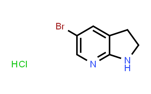 CAS No. 1810070-18-8, 5-Bromo-1H,2H,3H-pyrrolo[2,3-b]pyridine hydrochloride