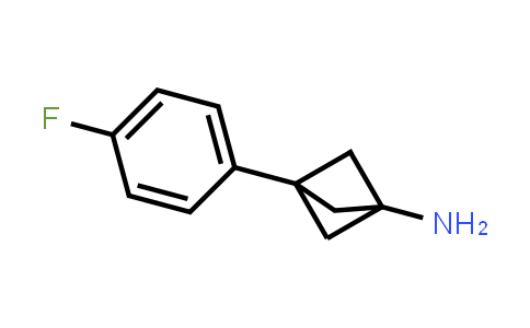 CAS No. 1810070-22-4, 3-(4-Fluorophenyl)bicyclo[1.1.1]pentan-1-amine