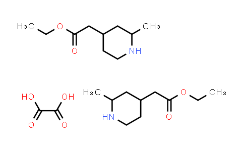 CAS No. 1810070-27-9, Ethyl 2-(2-methylpiperidin-4-yl)acetate oxalate(2:1)
