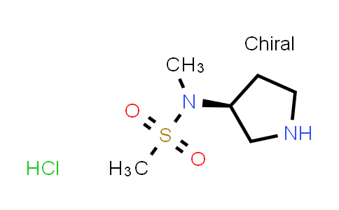 CAS No. 1810074-78-2, N-Methyl-N-[(3S)-pyrrolidin-3-yl]methanesulfonamide hydrochloride