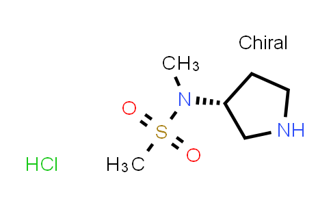 CAS No. 1810074-90-8, N-Methyl-N-[(3R)-pyrrolidin-3-yl]methanesulfonamide hydrochloride