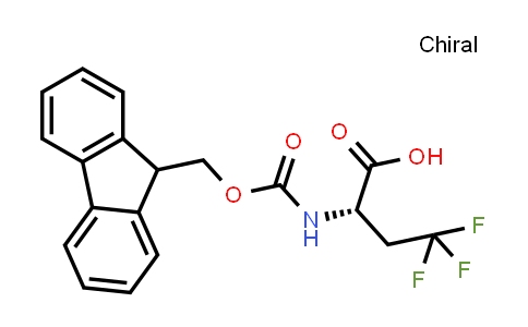 CAS No. 181128-48-3, (S)-2-((((9H-Fluoren-9-yl)methoxy)carbonyl)amino)-4,4,4-trifluorobutanoic acid