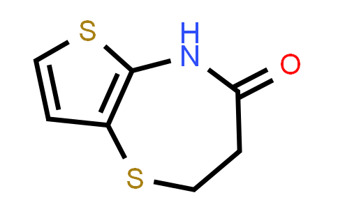 CAS No. 181145-32-4, Thieno[3,2-b][1,4]thiazepin-7(8H)-one, 5,6-dihydro-