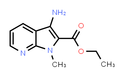 CAS No. 181283-92-1, 1H-Pyrrolo[2,3-b]pyridine-2-carboxylic acid, 3-amino-1-methyl-, ethyl ester