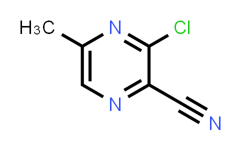 CAS No. 181284-14-0, 3-Chloro-5-methylpyrazine-2-carbonitrile