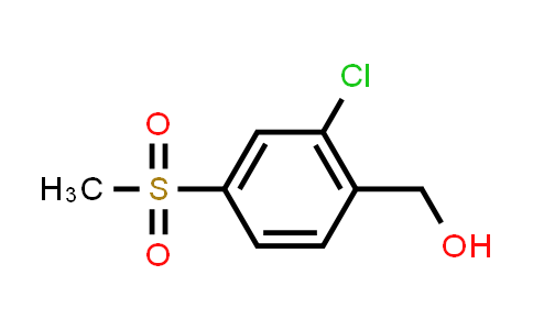 CAS No. 181300-40-3, (2-Chloro-4-methanesulfonylphenyl)methanol