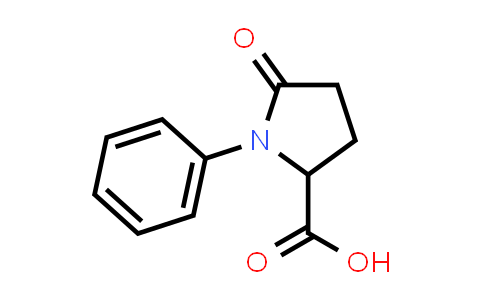 CAS No. 18133-18-1, 5-Oxo-1-phenylpyrrolidine-2-carboxylic acid