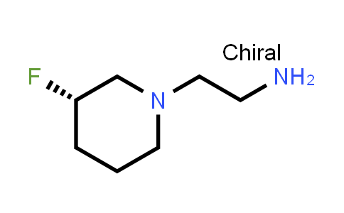 CAS No. 1813549-77-7, (S)-2-(3-Fluoropiperidin-1-yl)ethan-1-amine