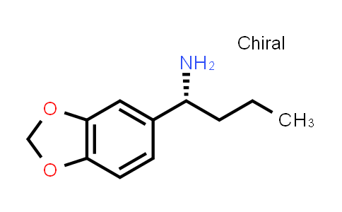 CAS No. 181481-62-9, (R)-1-(benzo[d][1,3]dioxol-5-yl)butan-1-amine