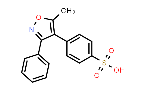 CAS No. 181696-35-5, 4-(5-Methyl-3-phenylisoxazol-4-yl)benzenesulfonic acid