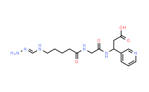 CAS No. 181819-08-9, β-Alanine, N-[N-[5-[(aminoiminomethyl)amino]-1-oxopentyl]glycyl]-3-(3-pyridinyl)-