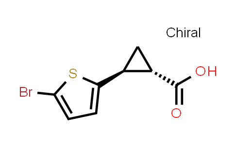 CAS No. 1818257-71-4, (1S,2S)-rel-2-(5-Bromothiophen-2-yl)cyclopropane-1-carboxylic acid