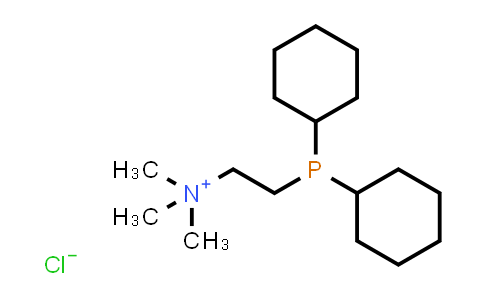 CAS No. 181864-78-8, [2-(Dicyclohexylphosphino)ethyl]trimethylammonium chloride