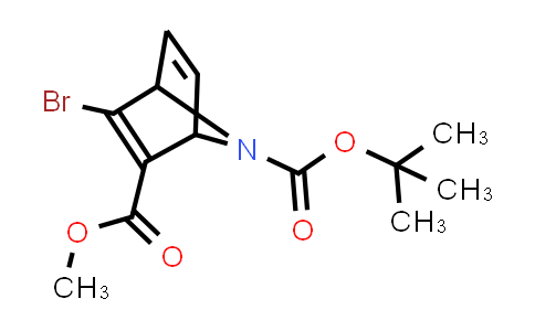 CAS No. 181873-33-6, 7-(tert-Butyl) 2-methyl 3-bromo-7-azabicyclo[2.2.1]hepta-2,5-diene-2,7-dicarboxylate