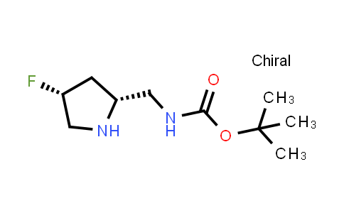 CAS No. 1818843-15-0, tert-Butyl N-{[(2R,4R)-4-fluoropyrrolidin-2-yl]methyl}carbamate