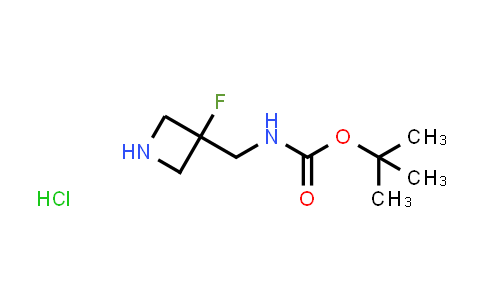 CAS No. 1818847-51-6, tert-Butyl N-[(3-fluoroazetidin-3-yl)methyl]carbamate hydrochloride