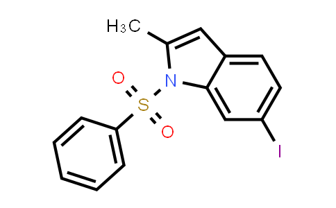 CAS No. 1818847-55-0, 1-(Benzenesulfonyl)-6-iodo-2-methyl-1H-indole