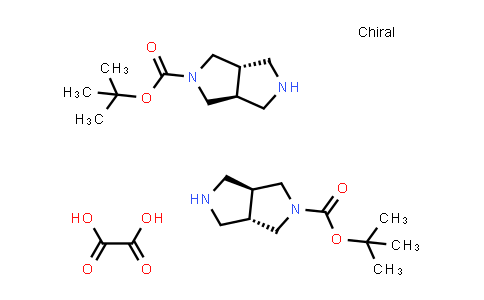 CAS No. 1818847-81-2, tert-Butyl (3as,6as)-rel-octahydropyrrolo[3,4-c]pyrrole-2-carboxylate hemioxalate