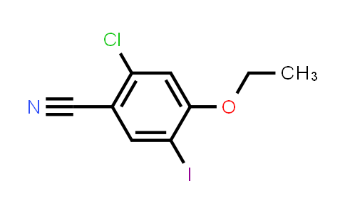 CAS No. 1819332-89-2, 2-Chloro-4-ethoxy-5-iodobenzonitrile