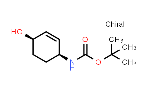 CAS No. 1820569-79-6, tert-Butyl ((1S,4R)-4-hydroxycyclohex-2-en-1-yl)carbamate