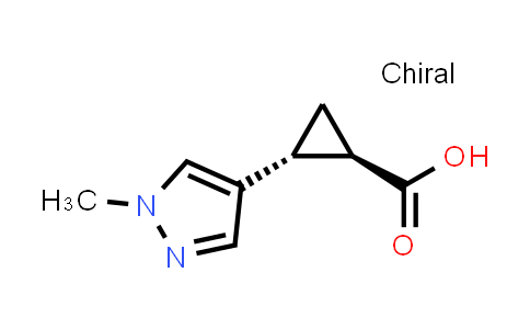 DY533644 | 1820569-90-1 | (1R,2R)-2-(1-Methyl-1H-pyrazol-4-yl)cyclopropane-1-carboxylic acid