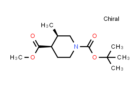MC533645 | 1820570-43-1 | (3R,4R)-1-tert-Butyl 4-methyl 3-methylpiperidine-1,4-dicarboxylate