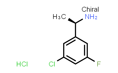 CAS No. 1820574-01-3, (R)-1-(3-Chloro-5-fluorophenyl)ethan-1-amine hydrochloride