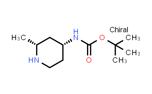 CAS No. 1820574-78-4, tert-Butyl ((2R,4R)-2-methylpiperidin-4-yl)carbamate