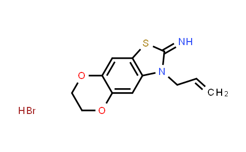 MC533656 | 1820586-18-2 | 3-Allyl-6,7-dihydro-[1,4]dioxino[2',3':4,5]benzo[1,2-d]thiazol-2(3H)-imine hydrobromide