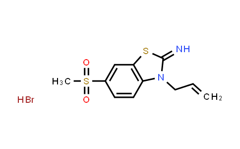 CAS No. 1820590-82-6, 3-Allyl-6-(methylsulfonyl)benzo[d]thiazol-2(3H)-imine hydrobromide