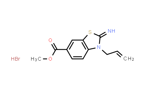 CAS No. 1820590-99-5, Methyl 3-allyl-2-imino-2,3-dihydrobenzo[d]thiazole-6-carboxylate hydrobromide