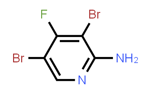 CAS No. 1820604-11-2, 3,5-Dibromo-4-fluoropyridin-2-amine