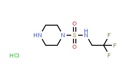 CAS No. 1820613-25-9, N-(2,2,2-Trifluoroethyl)piperazine-1-sulfonamide hydrochloride