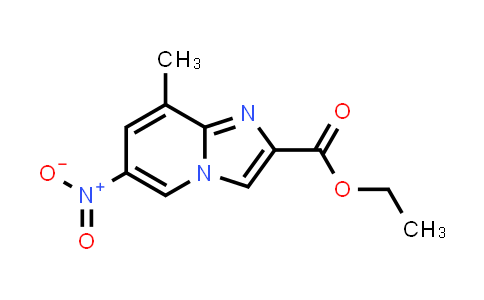 CAS No. 1820614-03-6, Ethyl 8-methyl-6-nitroimidazo[1,2-a]pyridine-2-carboxylate