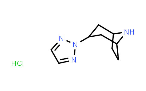 CAS No. 1820615-78-8, 3-(2H-1,2,3-Triazol-2-yl)-8-azabicyclo[3.2.1]octane hydrochloride